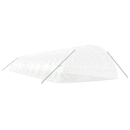 Serra con Telaio in Acciaio Bianco 120 m² 20x6x2,85 m | homemem39