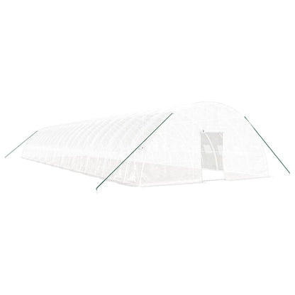 Serra con Telaio in Acciaio Bianco 132 m² 22x6x2,85 m | homemem39