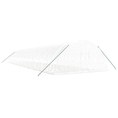 Serra con Telaio in Acciaio Bianco 132 m² 22x6x2,85 m | homemem39