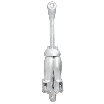 Ancora Pieghevole con Corda Argento 6 kg Ghisa Zincata a Caldo - homemem39