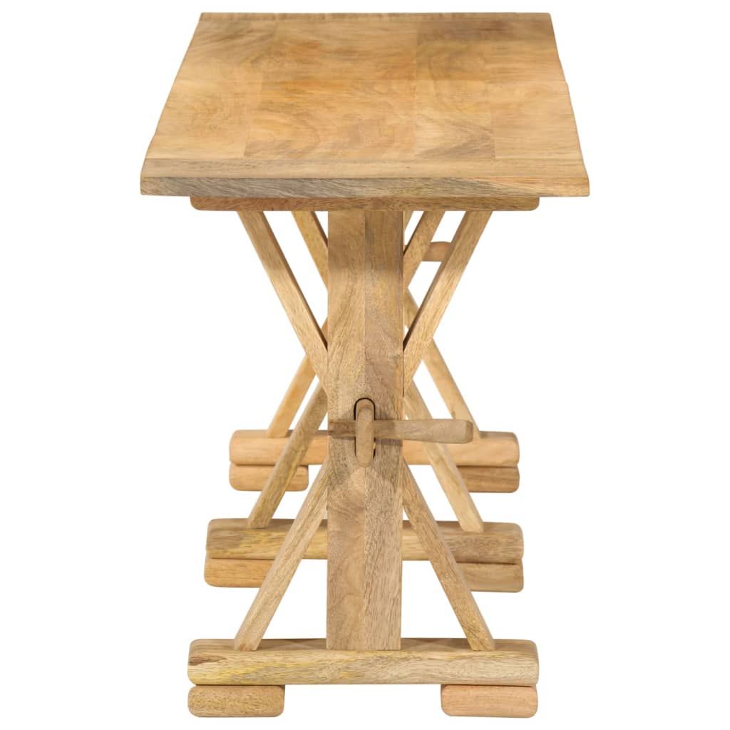 Panca 160x35x45 cm in Legno Massello di Mango | homemem39