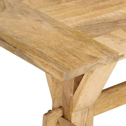 Panca 160x35x45 cm in Legno Massello di Mango | homemem39