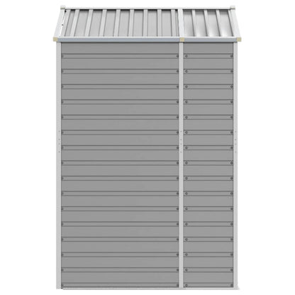 Capanno da Giardino Grigio Chiaro 191x130x198cm Acciaio Zincato - homemem39