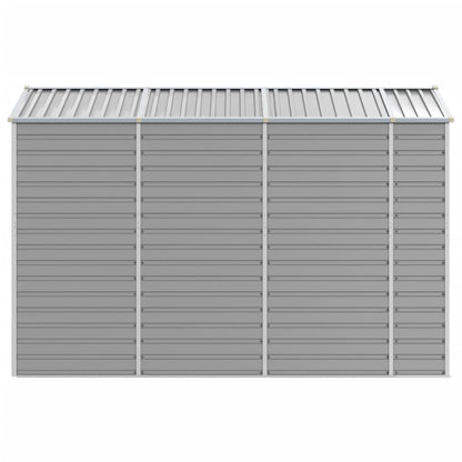 Capanno da Giardino Grigio Chiaro 191x300x198cm Acciaio Zincato - homemem39