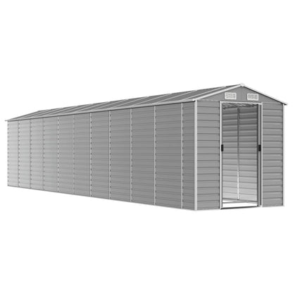Capanno da Giardino Grigio Chiaro 191x895x198cm Acciaio Zincato - homemem39