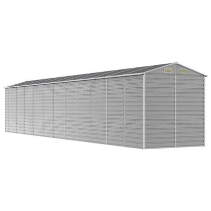 Capanno da Giardino Grigio Chiaro 191x980x198cm Acciaio Zincato - homemem39