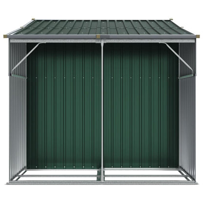 Capanno da Giardino Verde 277x192,5x179 cm in Acciaio Zincato - homemem39