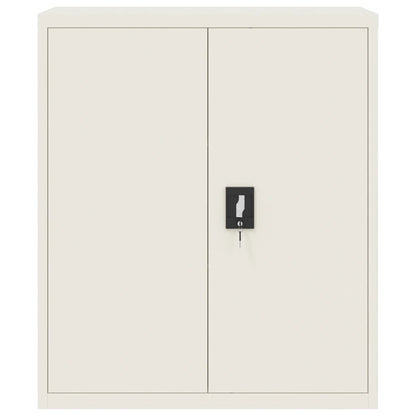 Armadio Classificatore Bianco 90x40x145 cm in Acciaio | homemem39