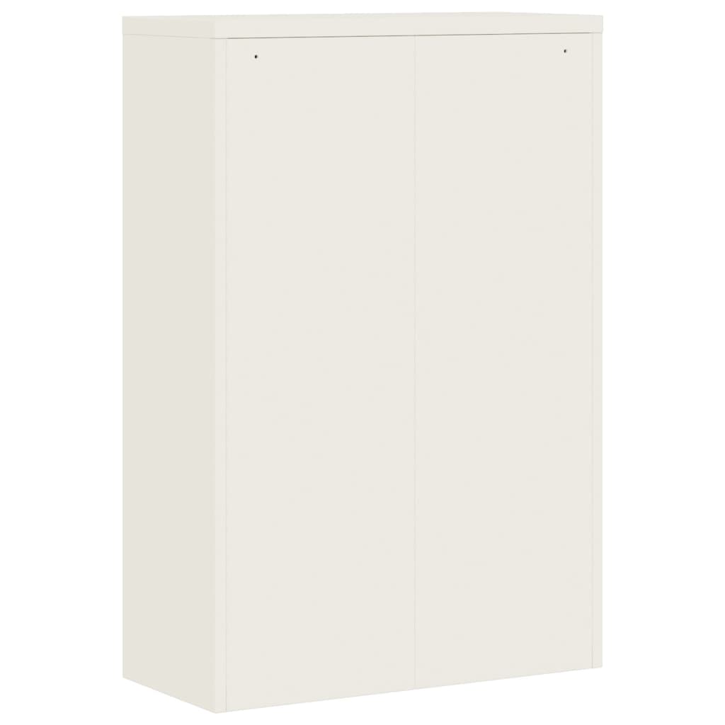 Armadio Classificatore Bianco 90x40x180 cm in Acciaio | homemem39