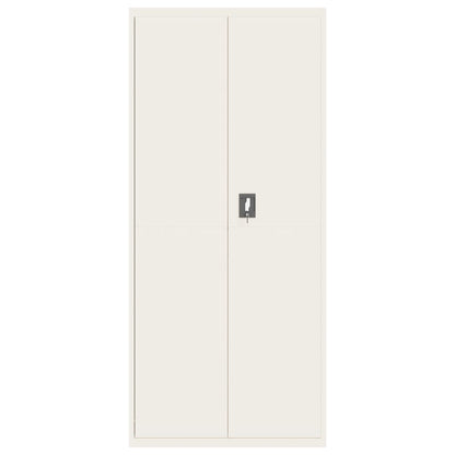 Armadio Classificatore Bianco 90x40x240 cm in Acciaio | homemem39