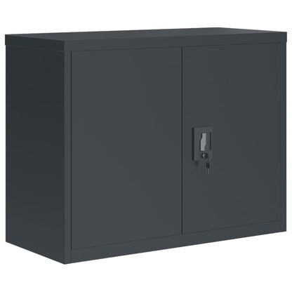 Armadio Classificatore Antracite 90x40x110 cm in Acciaio | homemem39