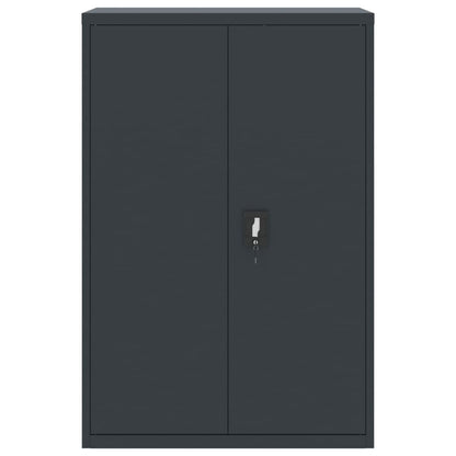 Armadio Classificatore Antracite 90x40x180 cm in Acciaio | homemem39