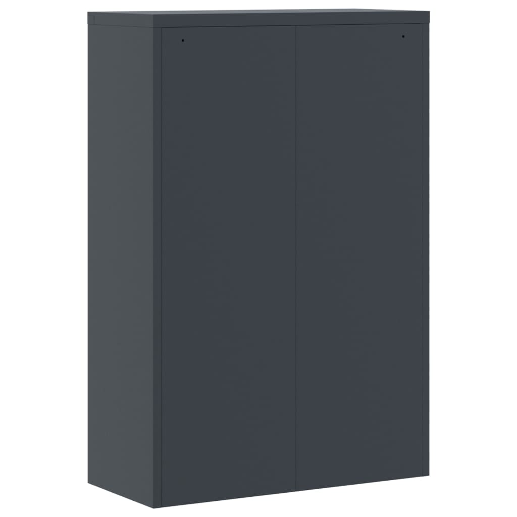 Armadio Classificatore Antracite 90x40x180 cm in Acciaio | homemem39
