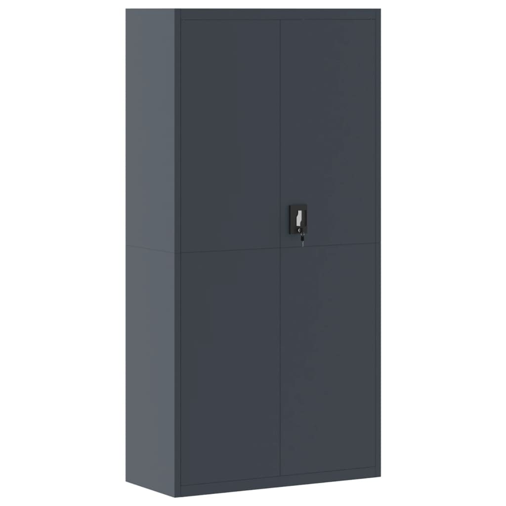 Armadio Classificatore Antracite 90x40x220 cm in Acciaio | homemem39