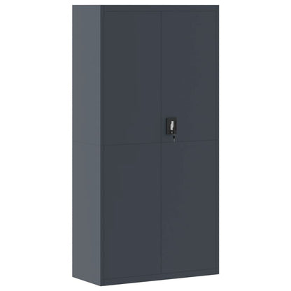 Armadio Classificatore Antracite 90x40x220 cm in Acciaio | homemem39