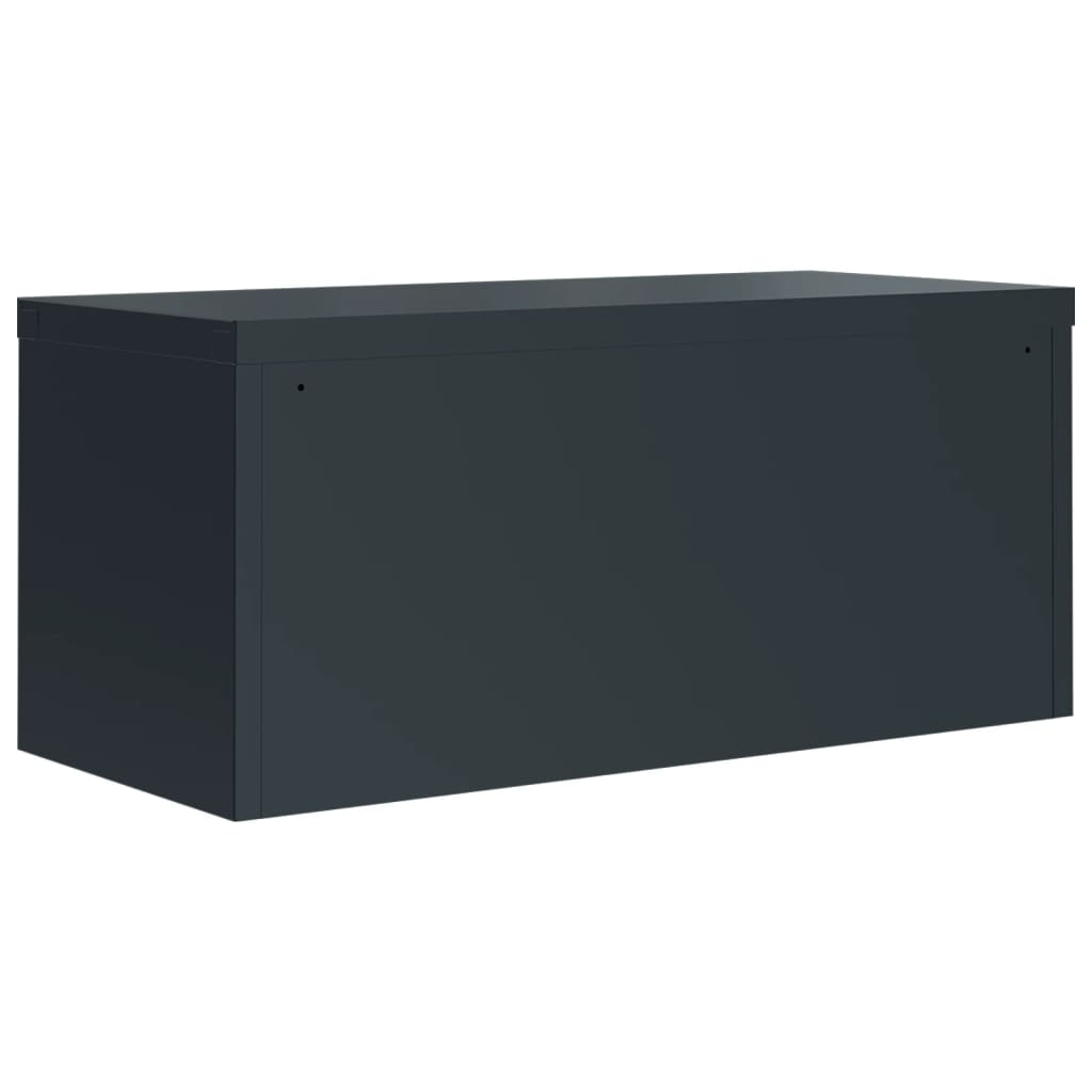 Armadio Classificatore Antracite 90x40x240 cm in Acciaio | homemem39