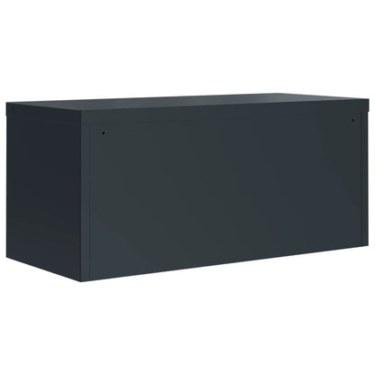 Armadio Classificatore Antracite 90x40x240 cm in Acciaio | homemem39