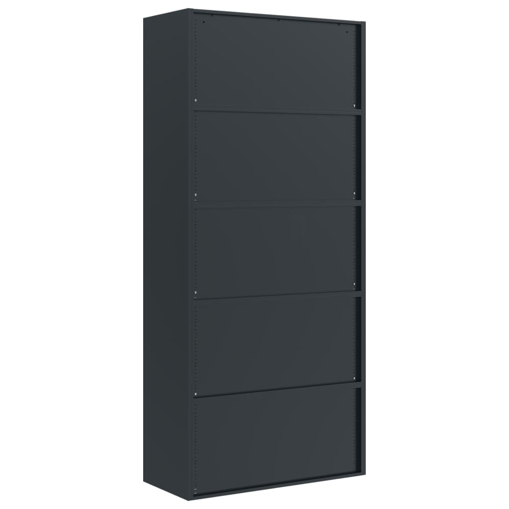 Armadio Classificatore Antracite 90x40x240 cm in Acciaio | homemem39