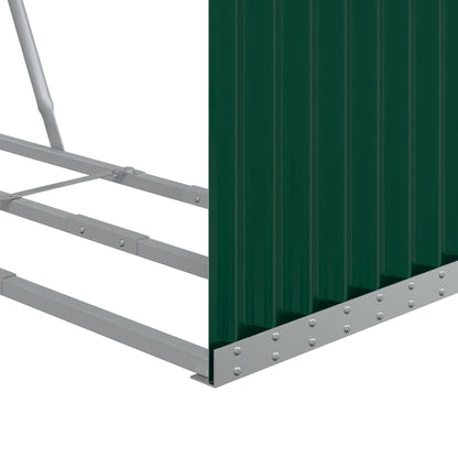 Portaceppi Verde 120x45x140 cm in Acciaio Zincato - homemem39