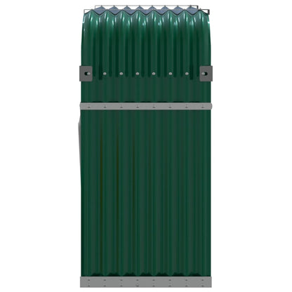 Portaceppi Verde 120x45x100 cm in Acciaio Zincato - homemem39