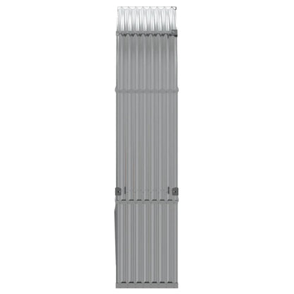 Portaceppi Grigio Chiaro 120x45x210 cm in Acciaio Zincato - homemem39