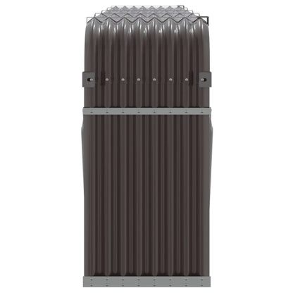 Portaceppi Marrone 300x45x100 cm in Acciaio Zincato