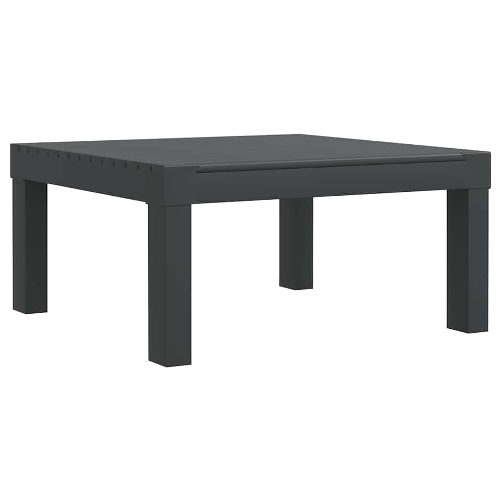 Lettino Prendisole con Cuscini Antracite in PP | homemem39