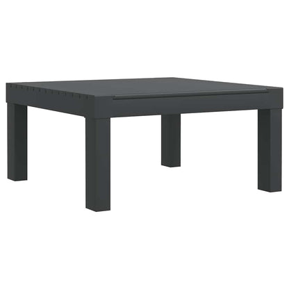 Lettino Prendisole con Cuscini Antracite in PP | homemem39