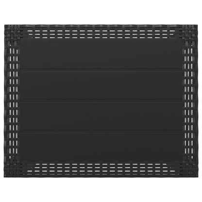 Tavolo da Giardino Antracite 59x47x40 cm in PP - homemem39