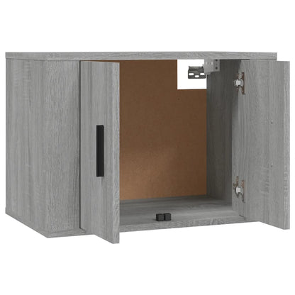 Mobili Porta TV a Parete 3 pz Grigio Sonoma 57x34,5x40 cm - homemem39