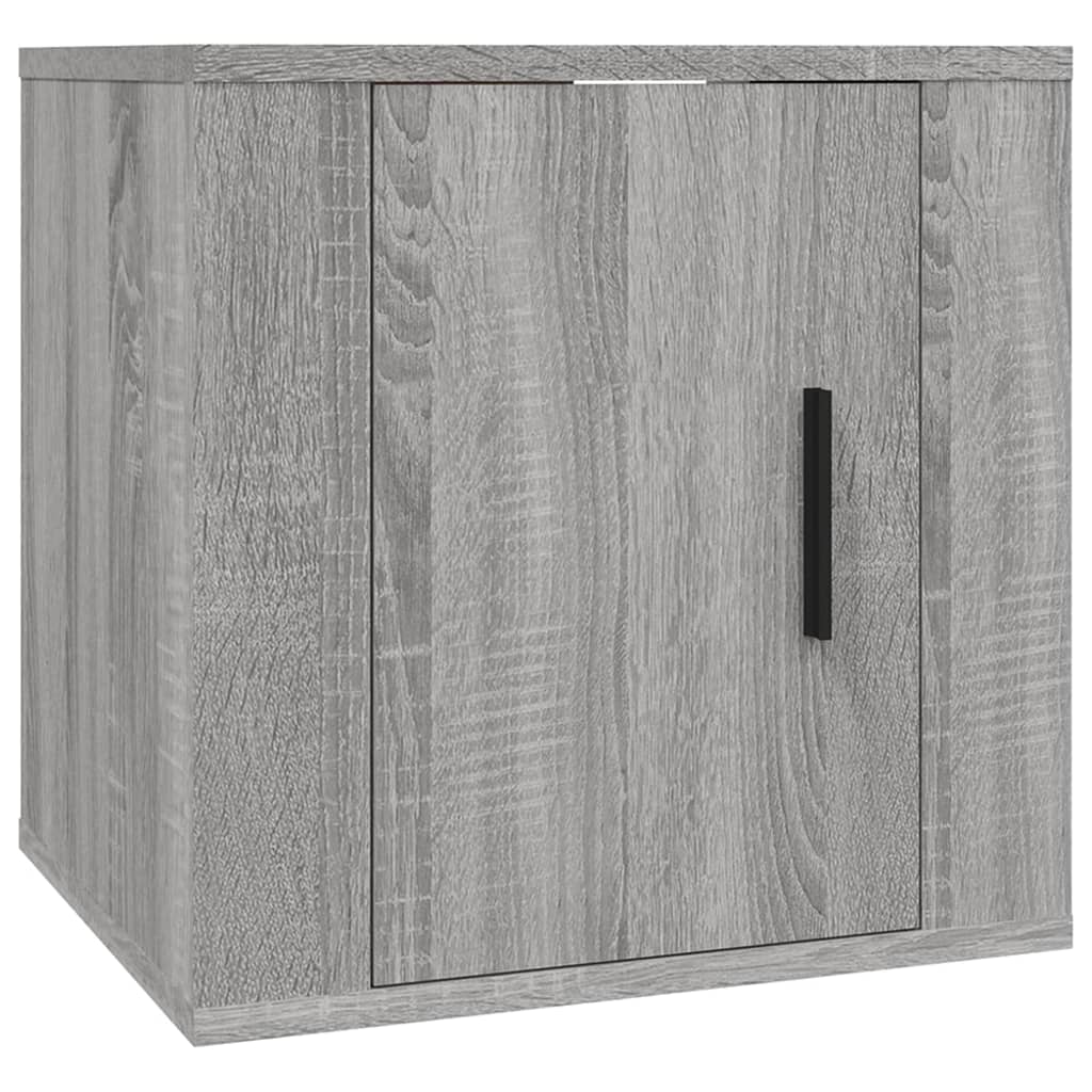 Set di Mobili Porta TV 7 pz Grigio Sonoma in Legno Multistrato