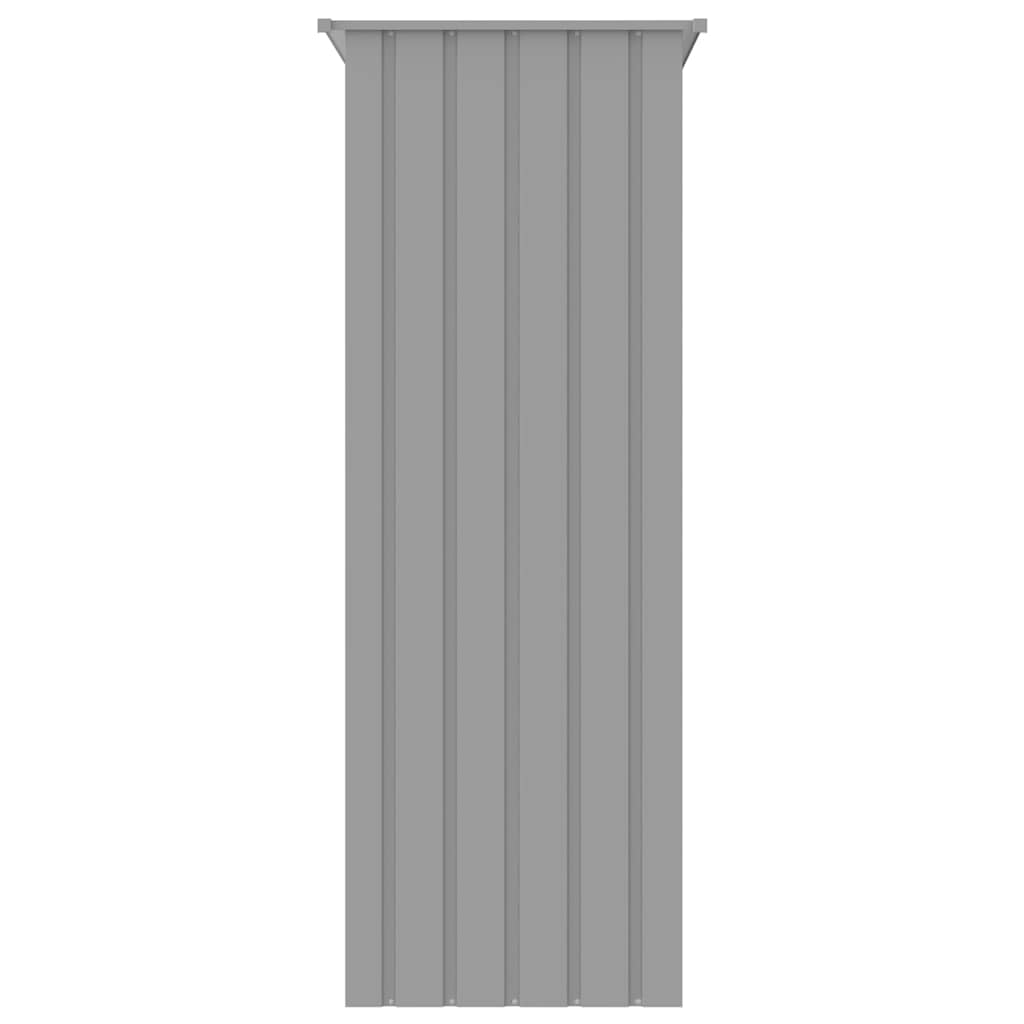 Gabbia per Uccelli Grigia 215x78x200 cm in Acciaio Zincato