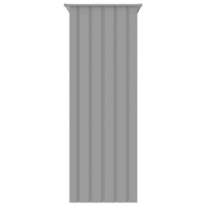 Gabbia per Uccelli Grigia 215x78x200 cm in Acciaio Zincato