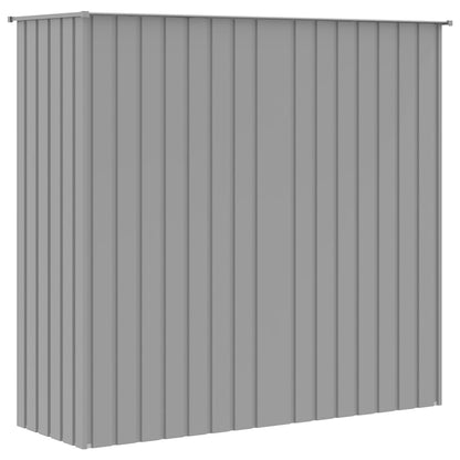 Gabbia per Uccelli Grigia 215x78x200 cm in Acciaio Zincato