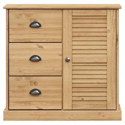 Credenza VIGO 78x40x175 cm in Legno Massello di Pino - homemem39