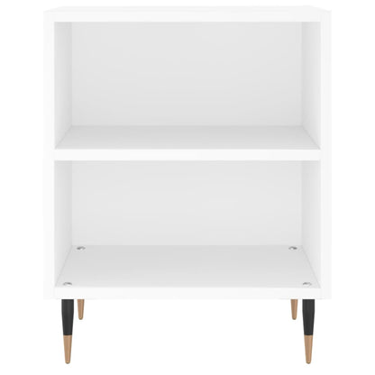 Comodini 2 pz Bianchi 40x30x50 cm in Legno Multistrato - homemem39