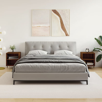 Comodini Rovere Marrone 2 pz 40x30x50 cm in Legno Multistrato - homemem39