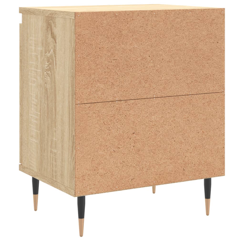 Comodini 2 pz Rovere Sonoma 40x30x50 cm in Legno Multistrato - homemem39