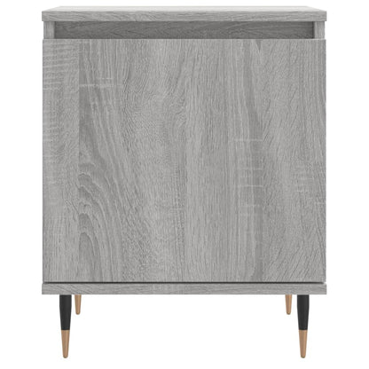 Comodino Grigio Sonoma 40x30x50 cm in Legno Multistrato - homemem39