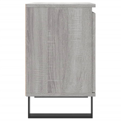 Comodini Grigio Sonoma 2 pz 40x30x50 cm in Legno Multistrato - homemem39