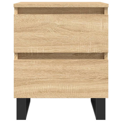 Comodino Rovere Sonoma 40x35x50 cm in Legno Multistrato