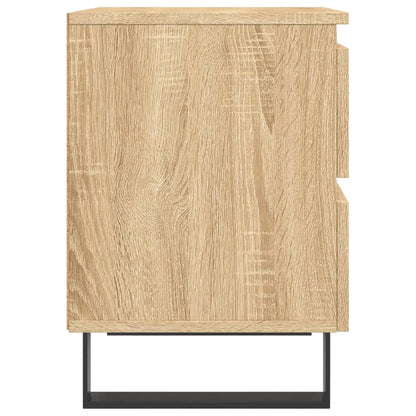 Comodino Rovere Sonoma 40x35x50 cm in Legno Multistrato