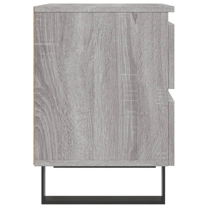 Comodino Grigio Sonoma 40x35x50 cm in Legno Multistrato