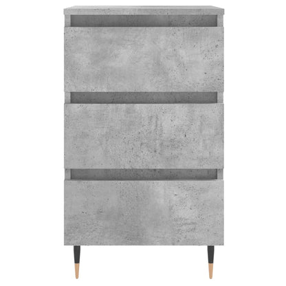 Comodini 2 pz Grigio Cemento 40x35x69 cm in Legno Multistrato - homemem39