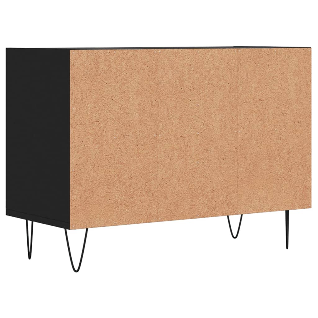 Mobile Porta TV Nero 69,5x30x50 cm in Legno Multistrato - homemem39