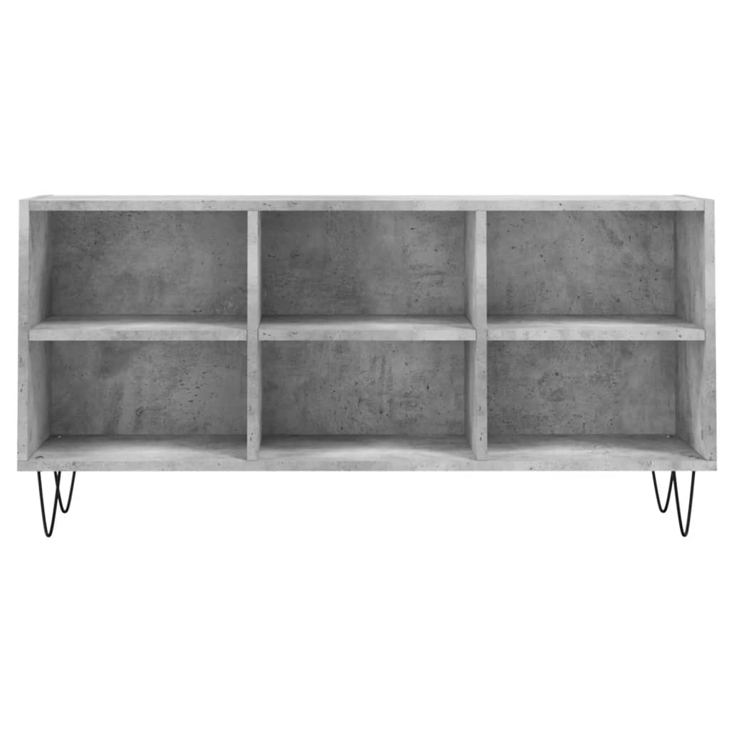 Mobile per TV Grigio Cemento 103,5x30x50 cm Legno Multistrato