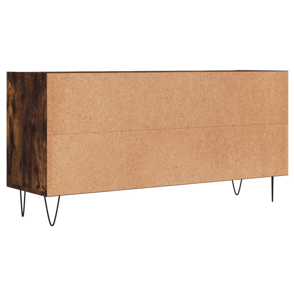 Mobile Porta TV Rovere Fumo 103,5x30x50 cm in Legno Multistrato