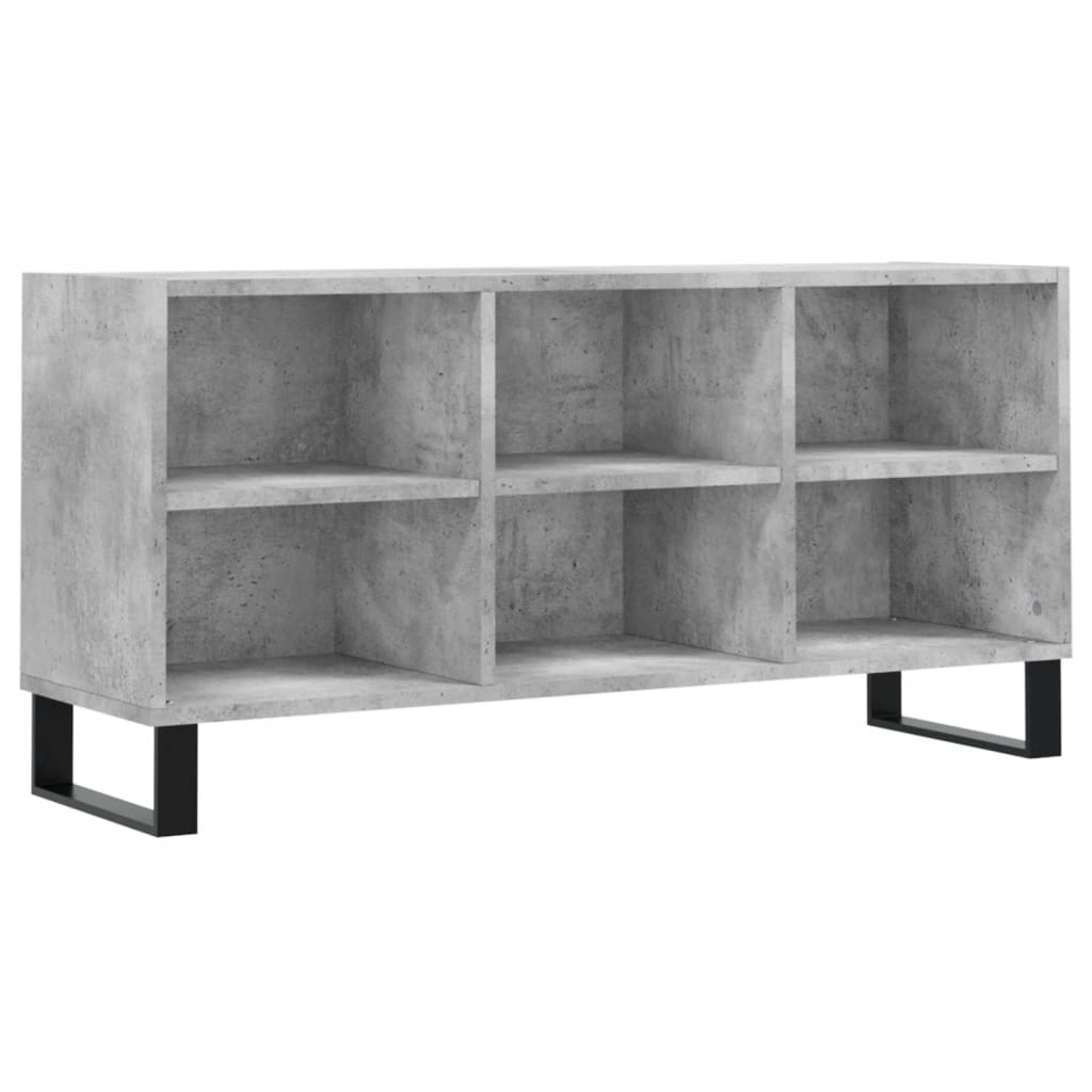 Mobile per TV Grigio Cemento 103,5x30x50 cm Legno Multistrato - homemem39