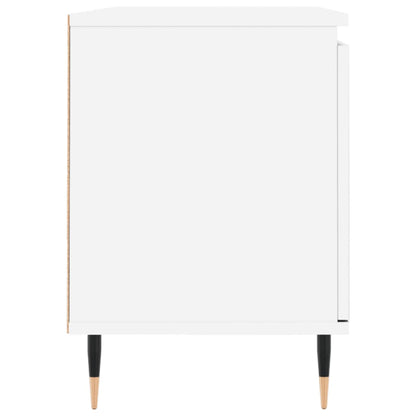 Mobile Porta TV Bianco 104x35x50 cm in Legno Multistrato - homemem39