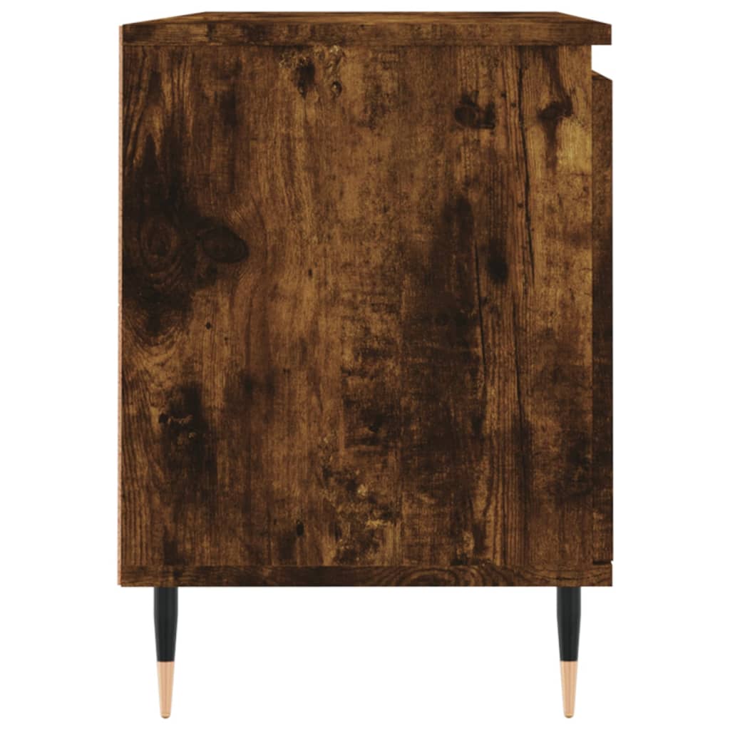 Mobile Porta TV Rovere Fumo 104x35x50 cm in Legno Multistrato - homemem39